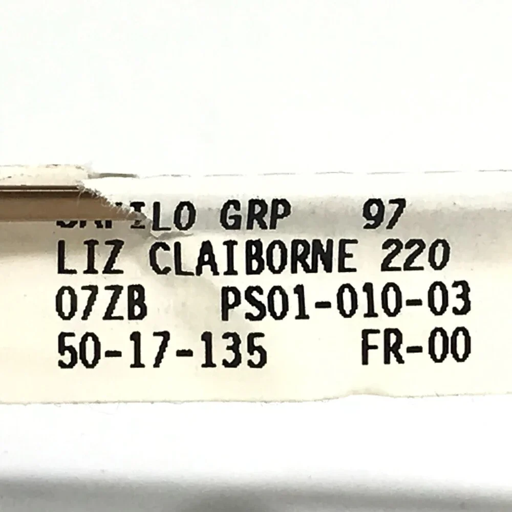 Liz Claiborne Eyeglasses Frames L220 07ZB Gold Round Full Rim 50-17-135